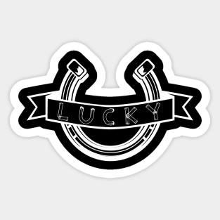 Lucky Horseshoe Sticker